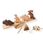 Balancing Toy | Beech & Pine Wood, Non-Toxic Paint | Ages 2+