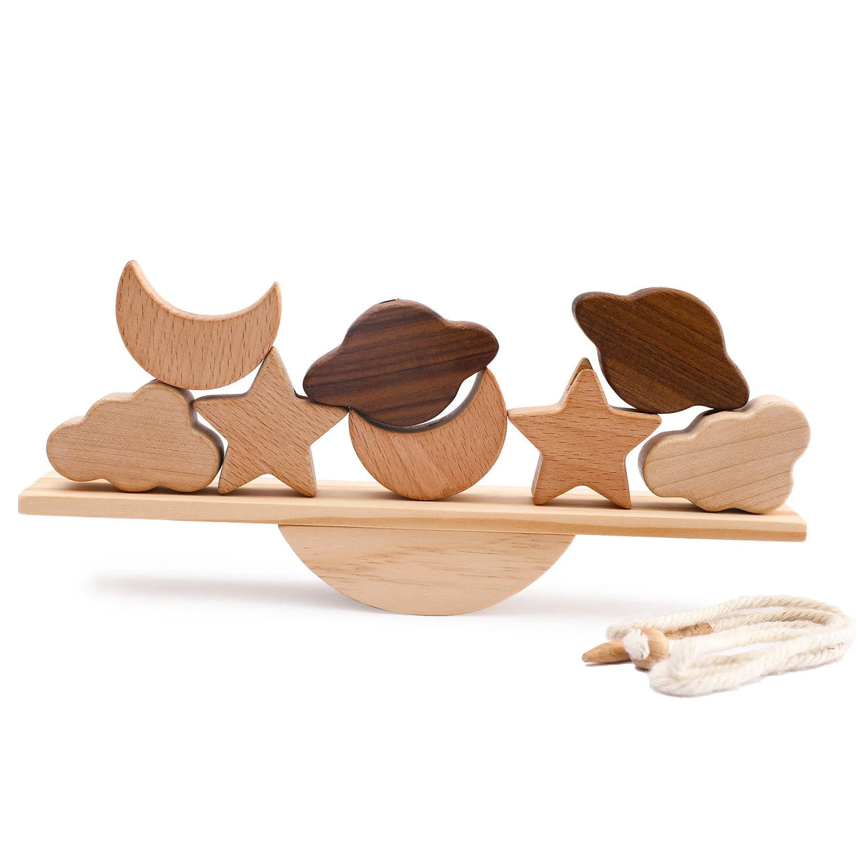 Balancing Toy | Beech & Pine Wood, Non-Toxic Paint | Ages 2+