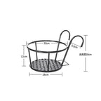 Balcony Pot Holder | Space-Saving Rail Mount | Set of 3