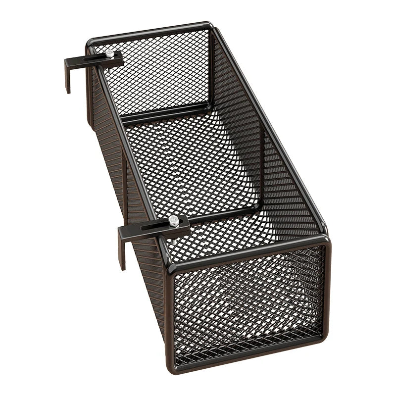 Balcony Rail Planter Box | Clamp-On Rail-Mount & Ventilated Mesh