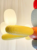 Balloon Chandelier | Iron Frame & Glass Shades | 96 cm Diameter