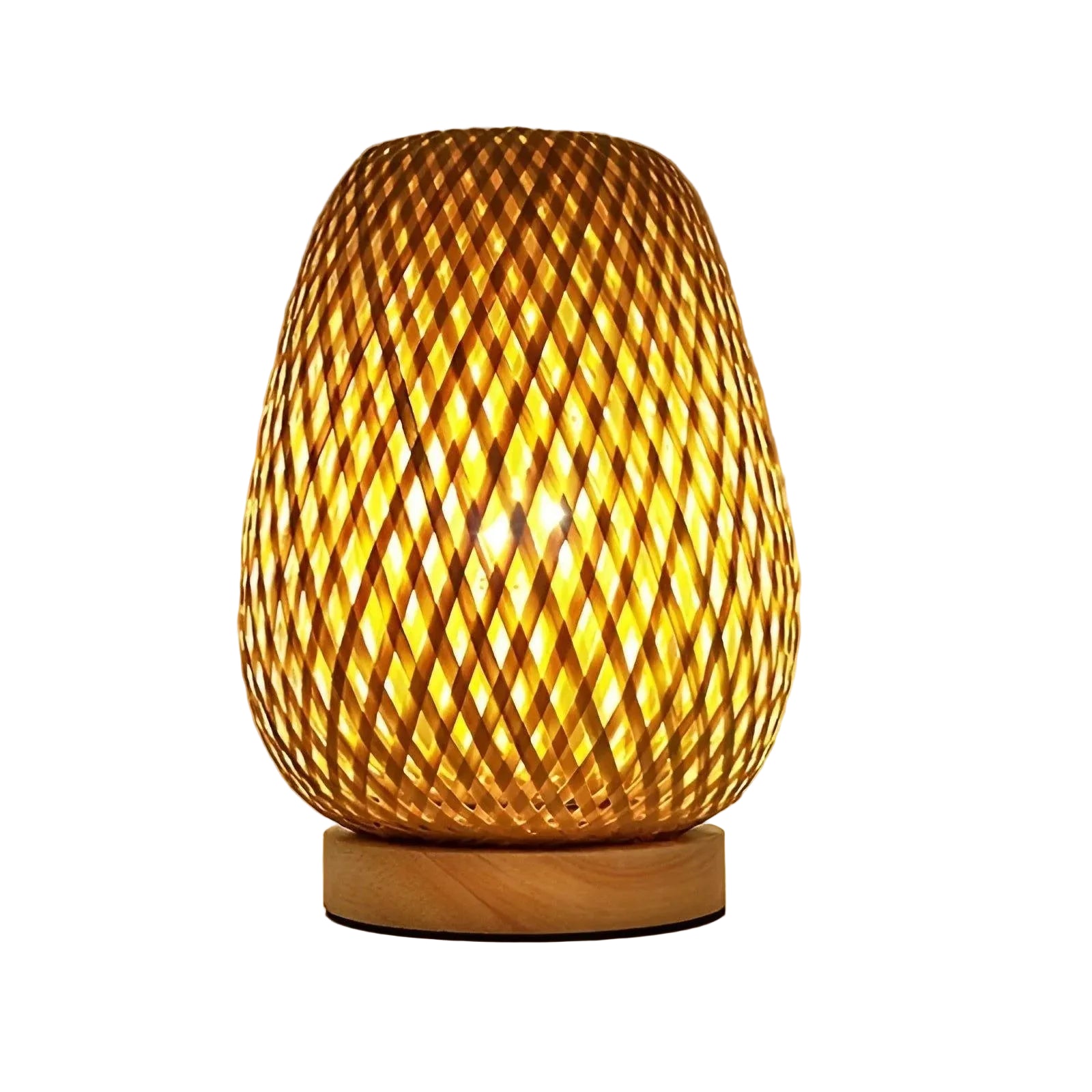 Table Lamp | Minimalist Natural Bamboo Body | USB Powered