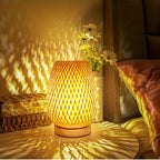 Table Lamp | Minimalist Natural Bamboo Body | USB Powered