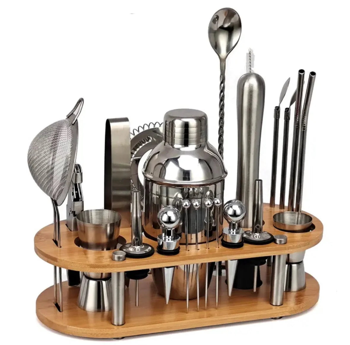 Bartender Set | Stainless Steel & Professional-Grade | 23-Piece