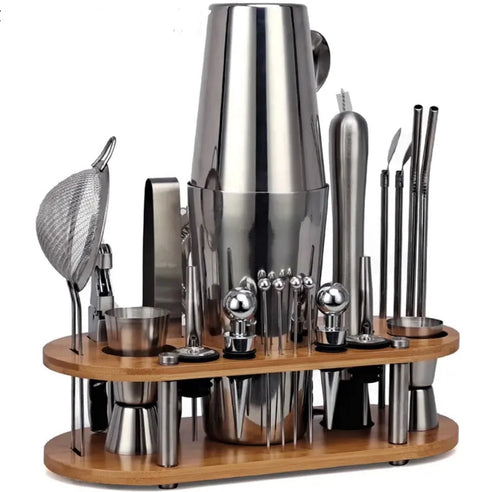 Bartender Set | Stainless Steel & Professional-Grade | 23-Piece