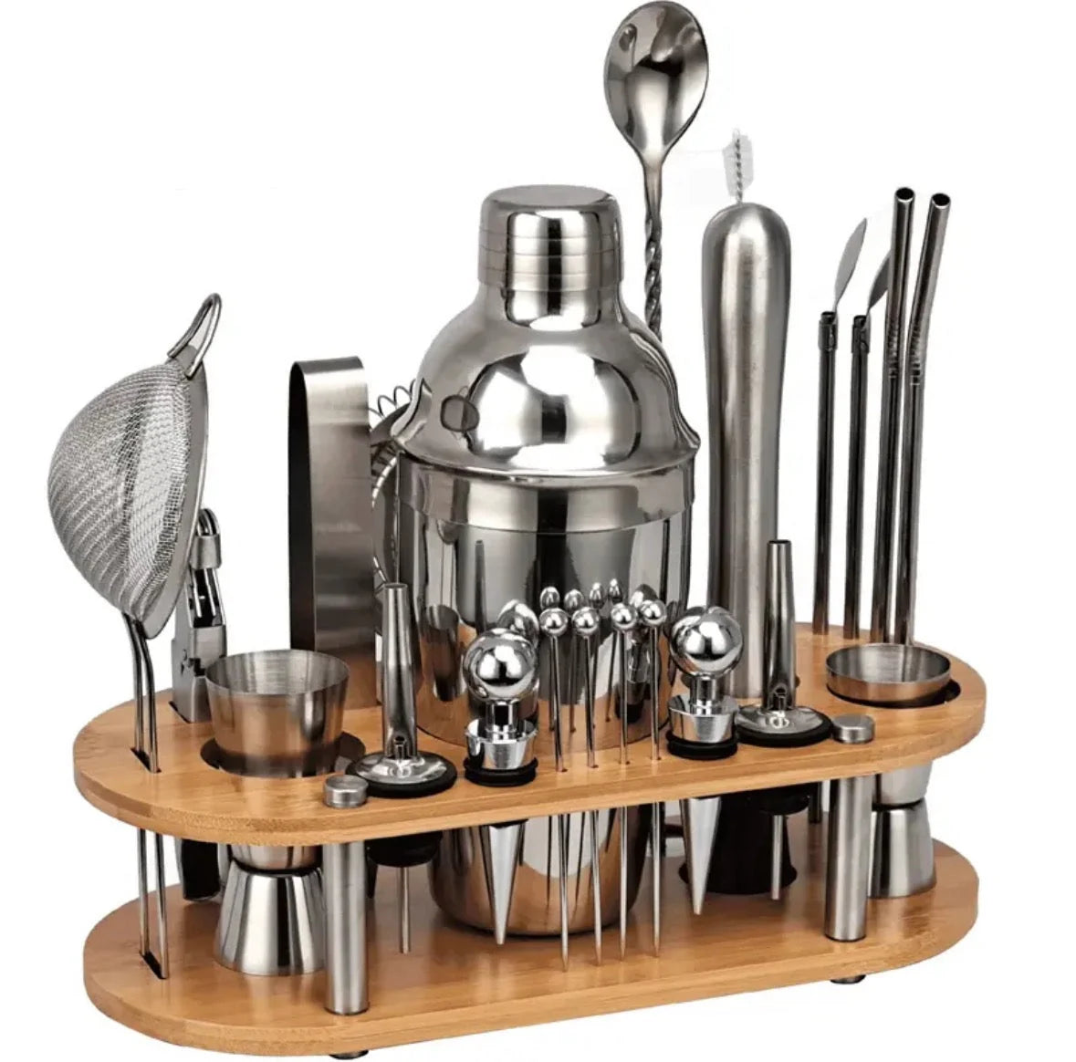 Bartender Set | Stainless Steel & Professional-Grade | 23-Piece