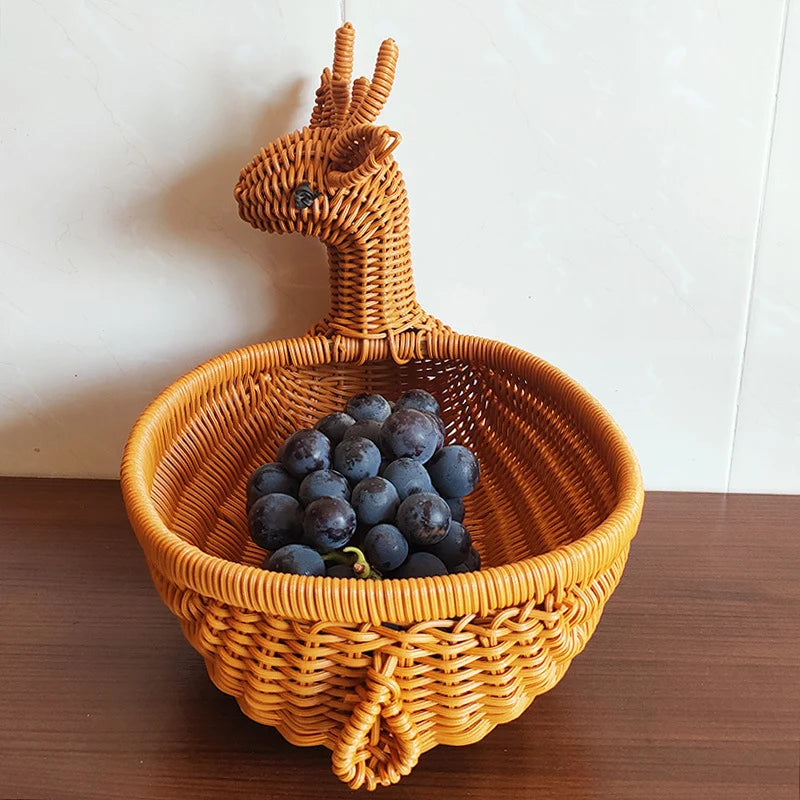 Basket | Woven Duck-Shaped & Decorative Storage