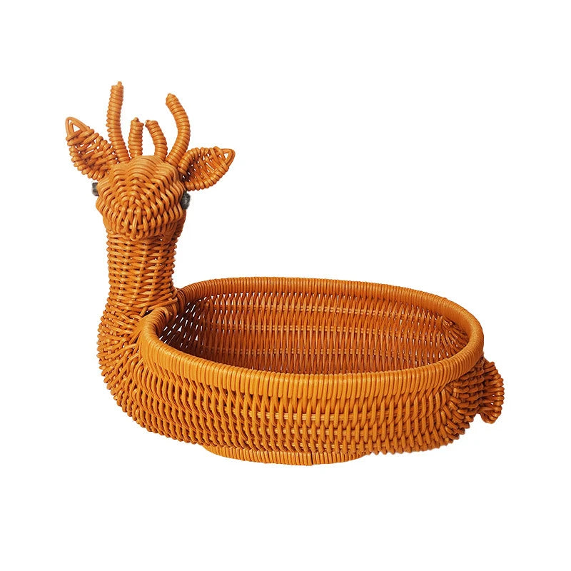 Basket | Woven Duck-Shaped & Decorative Storage