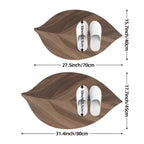 Bath Mat | Non-Slip & Water-Absorbent | Oval Leaf Design