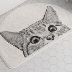 Bath Mat | Plush Polyester & Non-Slip Backing