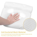 Bath Pillow | 3D Mesh Back Support & Suction Cups