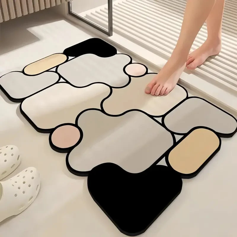 Bathroom Mat | Absorbent & Double-Sided Non-Slip | 40 x 60 & 50 x 80 cm