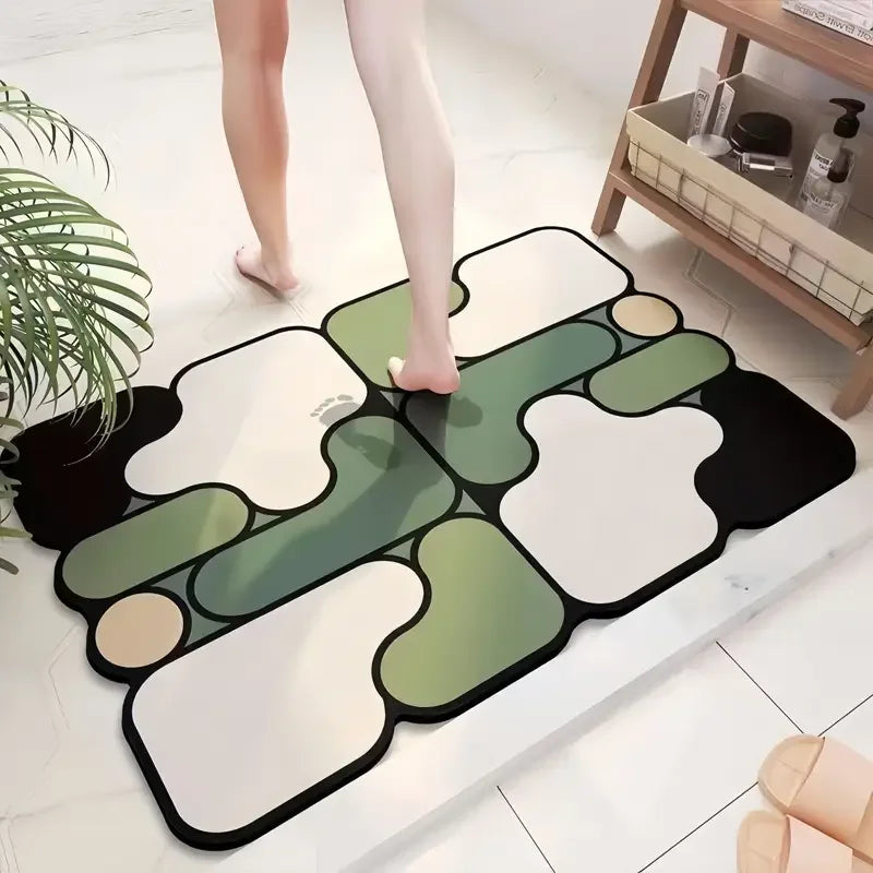 Bathroom Mat | Absorbent & Double-Sided Non-Slip | 40 x 60 & 50 x 80 cm