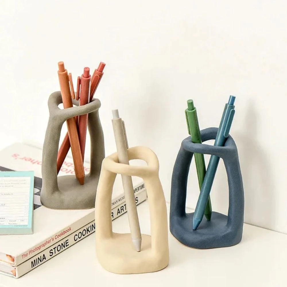 Bathroom Organizer | Compact Ceramic & Weighted Base
