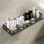 Bathroom Shelf | Aluminum Wall-Mounted | Optional Towel Rail