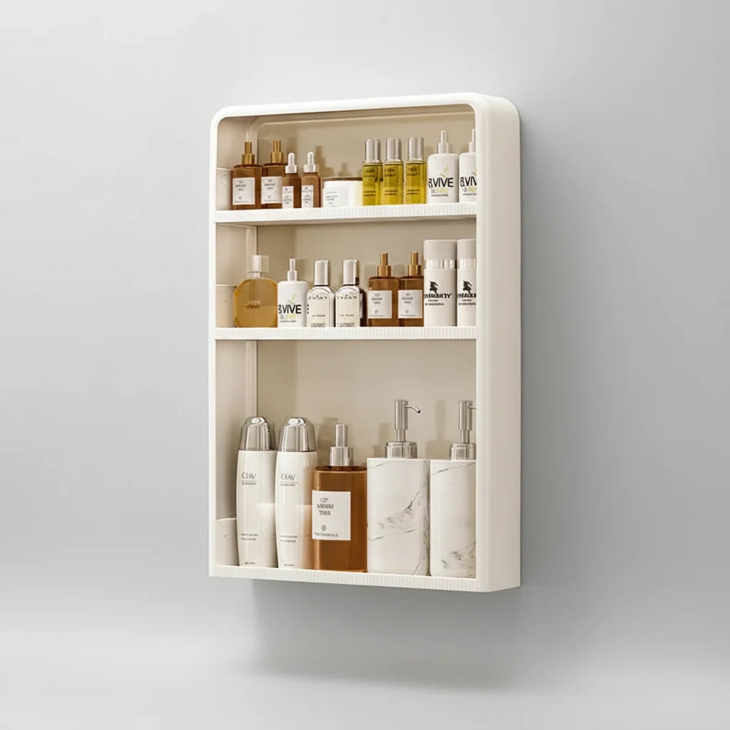 Bathroom Shelf | Self-Adhesive No-Drill & Water-Resistant | Multi-Tier