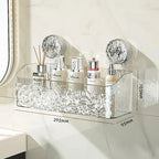 Bathroom Shower Shelf | No-Drill & Quick-Drain | Removable