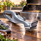 BBQ Steam Cleaning Brush | Steam-Assisted & Easy-Grip | Dishwasher-Safe