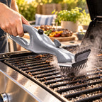 BBQ Steam Cleaning Brush | Steam-Assisted & Easy-Grip | Dishwasher-Safe