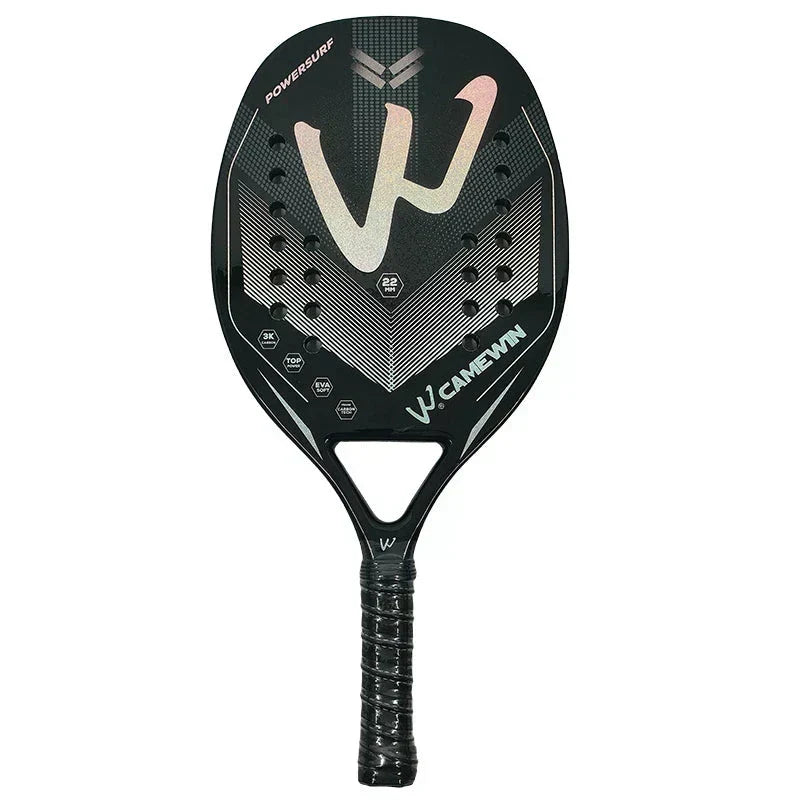 Beach Tennis Racket | 3K Carbon & Lightweight | EVA Foam Core