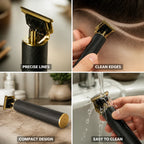 Beard Trimmer | Narrow T-Blade & 7200 RPM Constant Speed | Compact Ergonomic