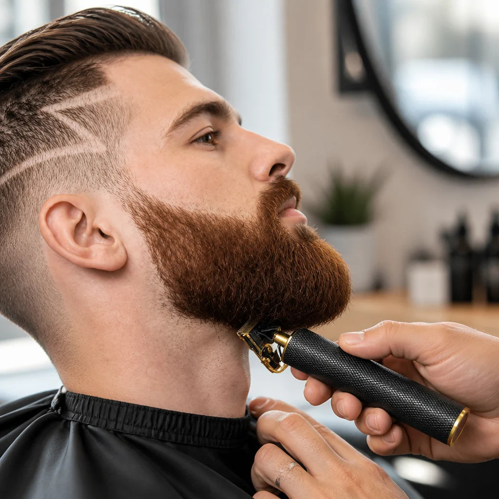 Beard Trimmer | Narrow T-Blade & 7200 RPM Constant Speed | Compact Ergonomic
