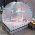 Bed Mosquito Net | Foldable & Black | 5 x 6 ft