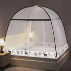 Bed Mosquito Net | Foldable & Black | 5 x 6 ft