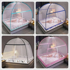 Bed Mosquito Net | Foldable & Black | 5 x 6 ft