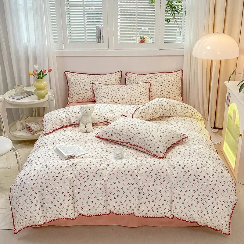 Bedding Set | Floral Print & Complete Set | Single–King