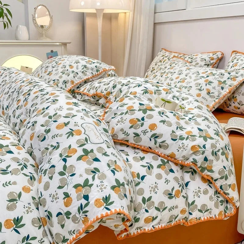 Bedding Set | Floral Print & Complete Set | Single–King