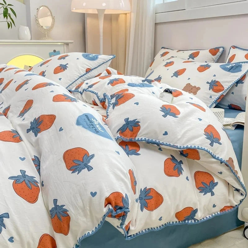 Bedding Set | Floral Print & Complete Set | Single–King