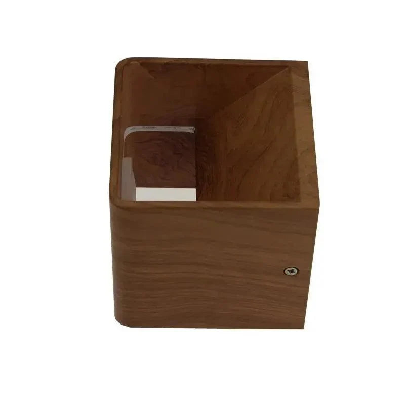 Bedroom Wall Lamp | Hardwired Faux Wood & Soft Ambient Light