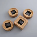 Bedside Alarm Clock | Solid Beech Wood & Silent Movement