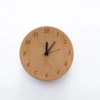 Bedside Alarm Clock | Solid Beech Wood & Silent Movement