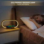 Bedside Lamp | Touch Dimmable LED & 10W Wireless Charging