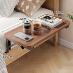 Bedside Shelf | Foldable & Space-Saving | Laminated Wood Top
