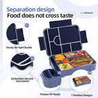 Bento Lunch Box | Leak-Proof & Microwave-Safe | 7 Compartments