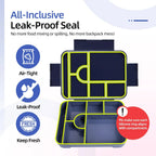 Bento Lunch Box | Leak-Proof & Microwave-Safe | 7 Compartments
