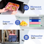 Bento Lunch Box | Leak-Proof & Microwave-Safe | 7 Compartments