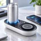 Beverage Warmer Cooler | Wireless Charging & Auto Sensor | Includes 12-oz Mug