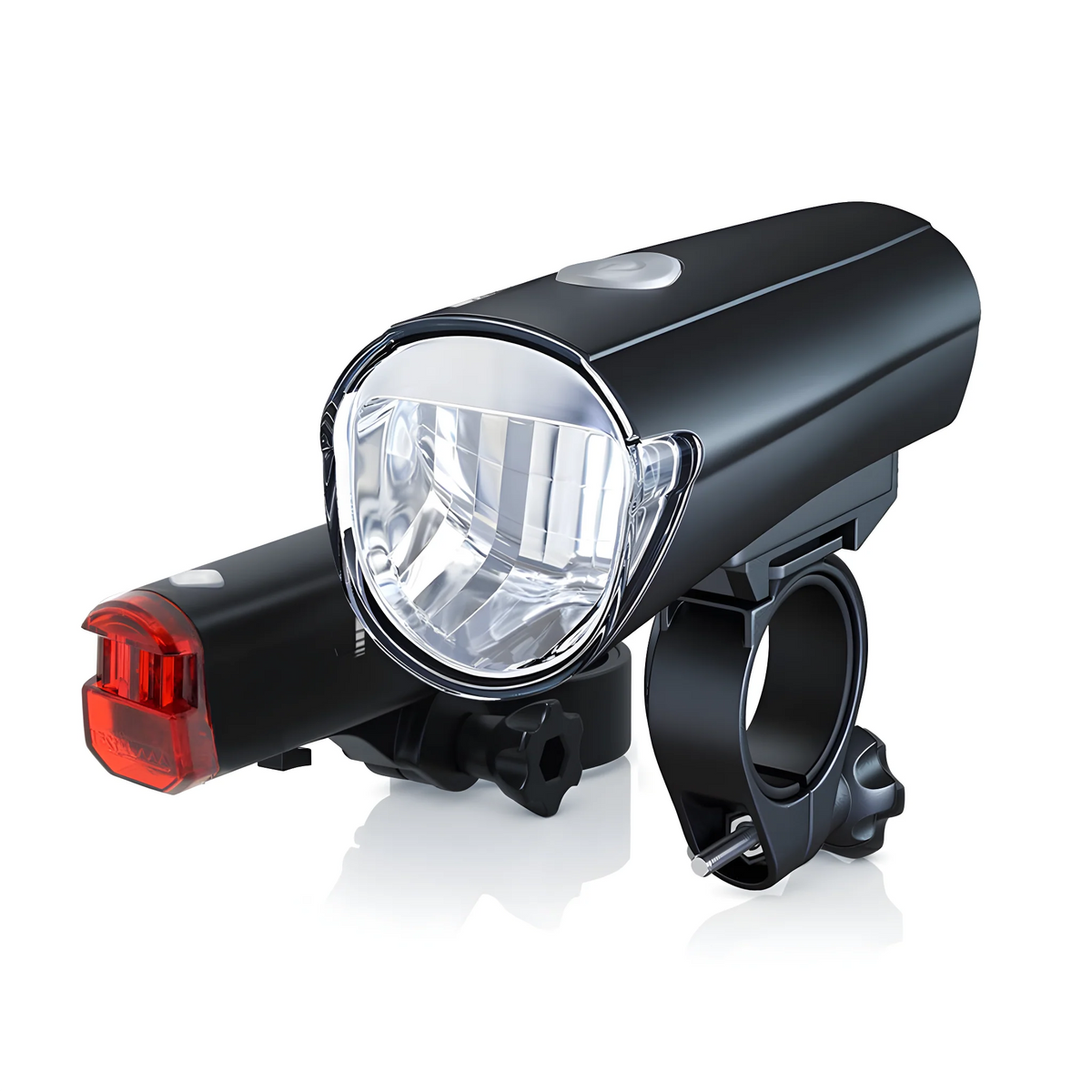 Bicycle Light Set | Front & Rear LED | Tool-Free Quick Mounts
