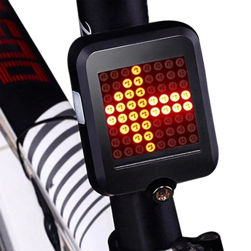 Bicycle Rear Light | Rechargeable Smart Turn Signals & Brake Sensor