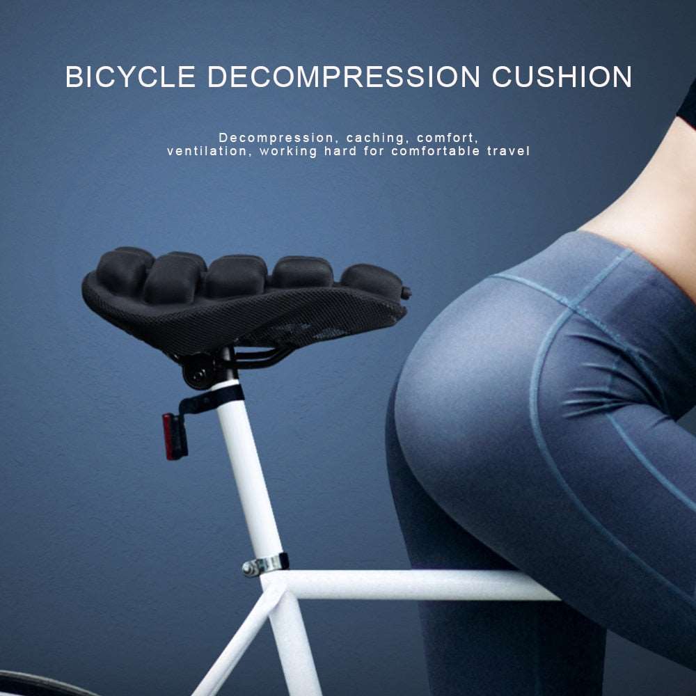 Bicycle Seat Cushion | 3D Airbag Shock-Absorbing & Breathable