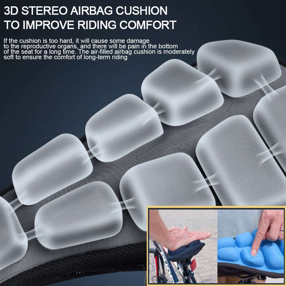 Bicycle Seat Cushion | 3D Airbag Shock-Absorbing & Breathable