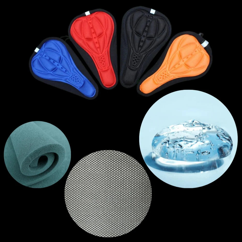Bicycle Seat Cushion | Gel-Padded, Breathable & Non-Slip