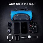 Bike Handlebar Bag | Touchscreen Window & Water-Resistant | Universal Hook-And-Loop Mount