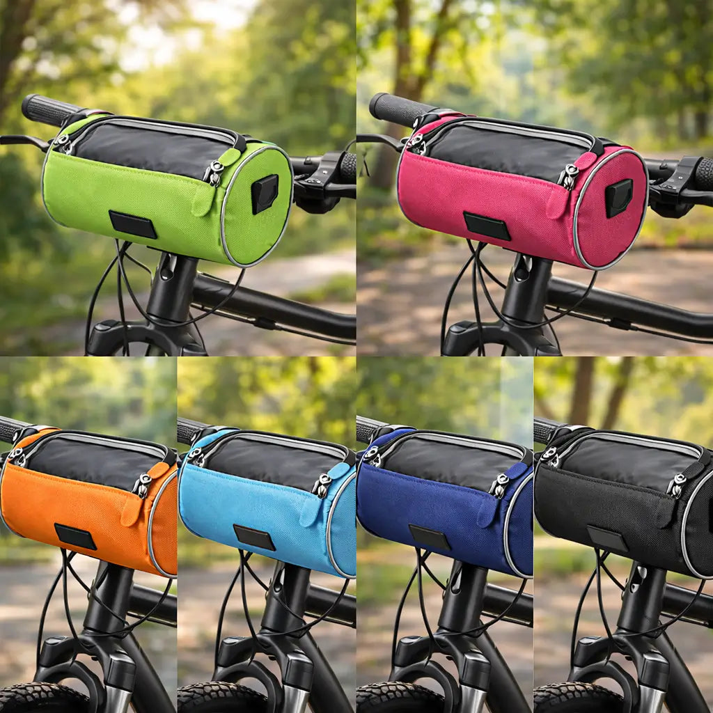 Bike Handlebar Bag | Touchscreen Window & Water-Resistant | Universal Hook-And-Loop Mount