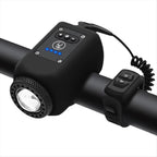 Bike Horn & Headlight | LED Light & 110 dB Sound | Rechargeable