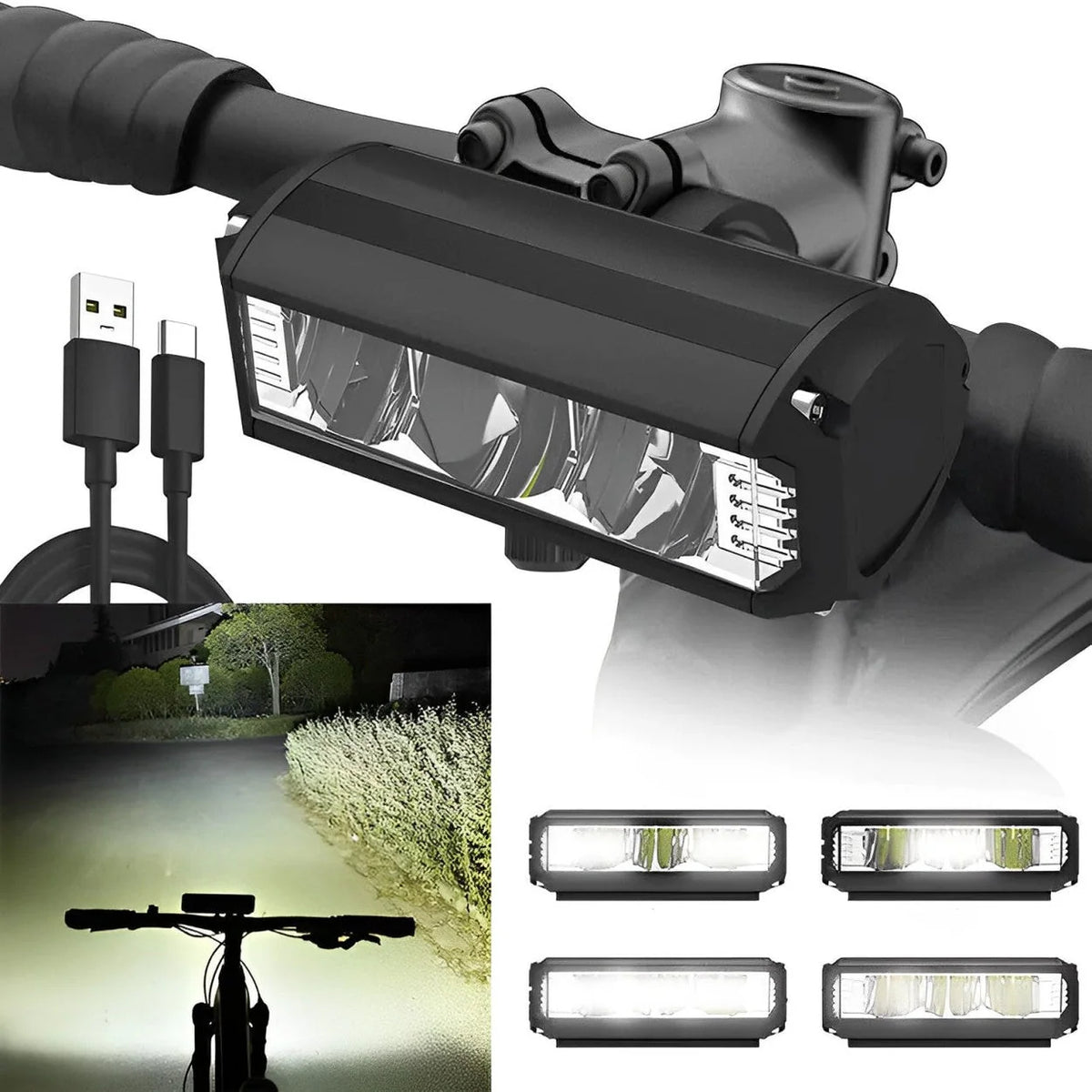 Bike Light | Ultra-Bright LED & USB‑C Rechargeable